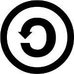 Icon representing the Creative Commons license term SA for ShareAlike.